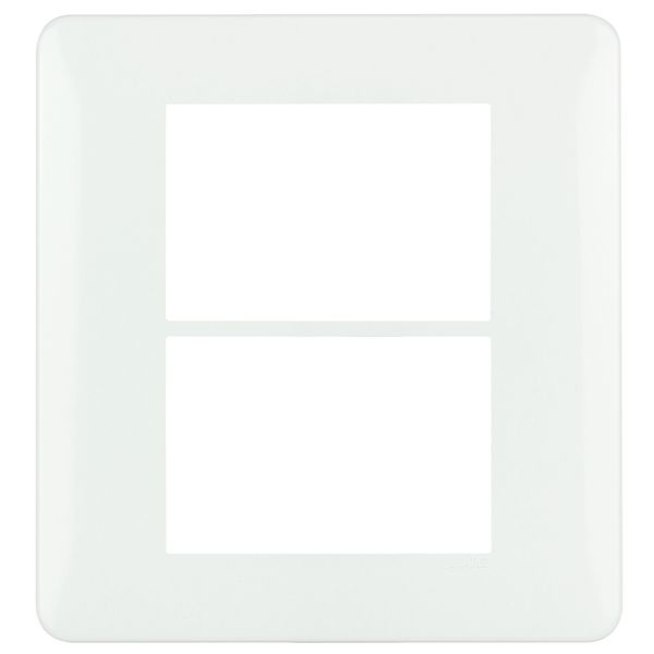 FRAME 3+3 MOD F/ ADAPTER 3+3 MOD WHITE image 1