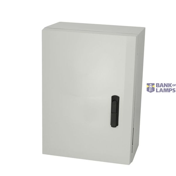 Polycarbonate enclosure, 700x500x300mm, fitted with Mounting plate image 3