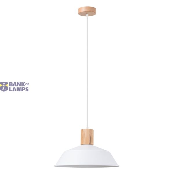 Pendant lamp FANO white image 1