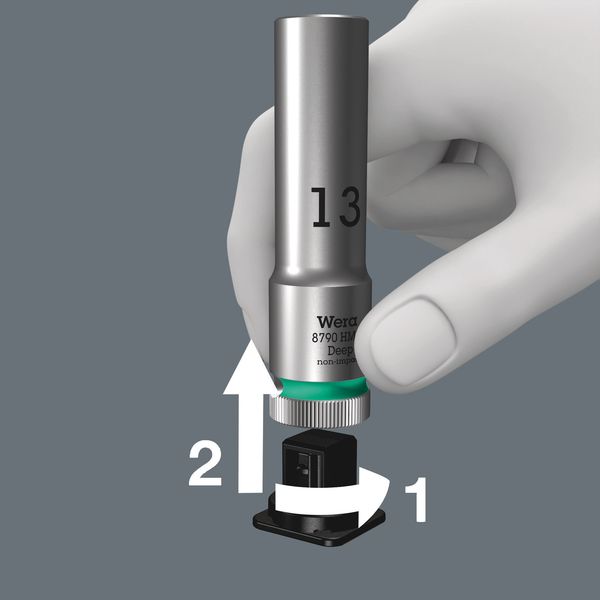 Belt A Deep 1 Doppen set, met 1/4&quot; -aandrijving, 9-delig image 9