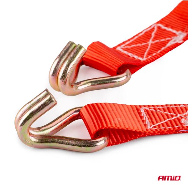 Ratchet tie down 500kg 25mm 4m BELT-06 image 1