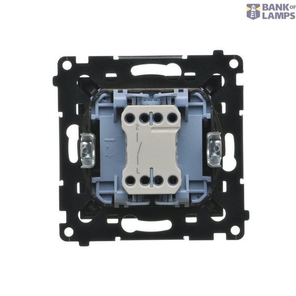 SC/APC double fiber optic sockets - SC/APC single fiber optic socket, (module), Simon 24, IP20, champagne matt image 1