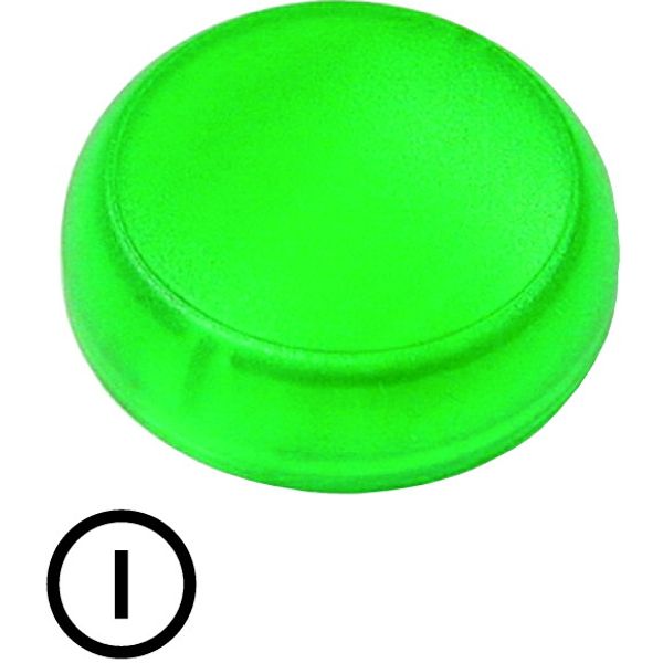 M22-XL-G-X1 Lens, indicator light, green, flush, I image 1