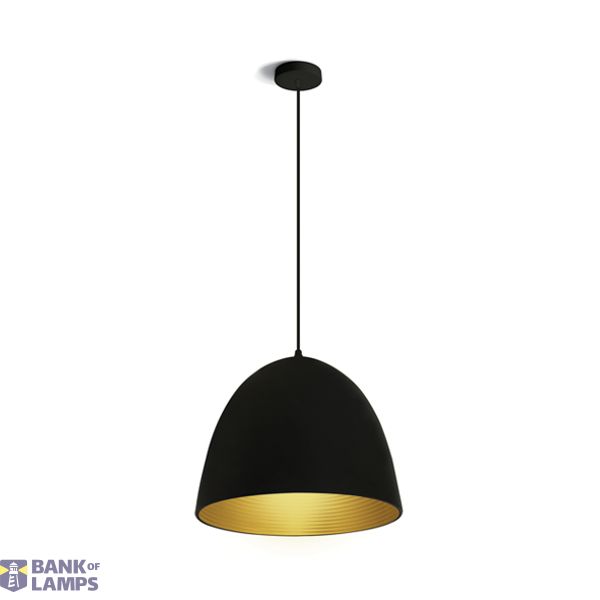 BLACK E27 20W BRASS REFLECTOR image 1