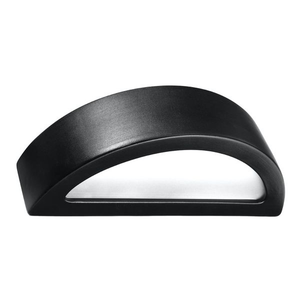 CERAMIC WALL LAMP ATENA BLACK E27 1X60W IP20 image 1