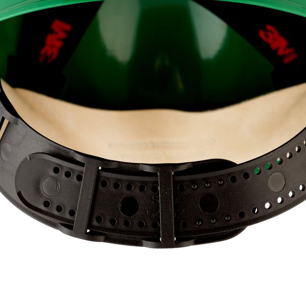 3M™ Hard Hat, Uvicator, Pinlock, Ventilated, Leather Sweatband, Green, image 5