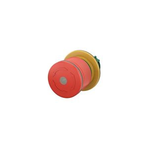 M22-PVLT30 Emergency stop/emergency switching off pushbutton, RMQ-Titan, Mushroom-shaped, 30 mm, Illuminated with LED element, Turn-to-release function, Red, yel image 6