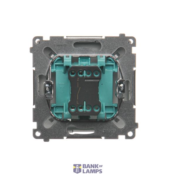 Touch panel 1 module, Modul 1: 1 touch field, Fixing: horizontal, White pearl image 1