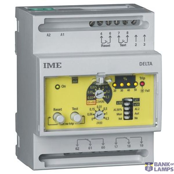 DELTA D4-s - Differential relay type A - manual or automatic reset image 1