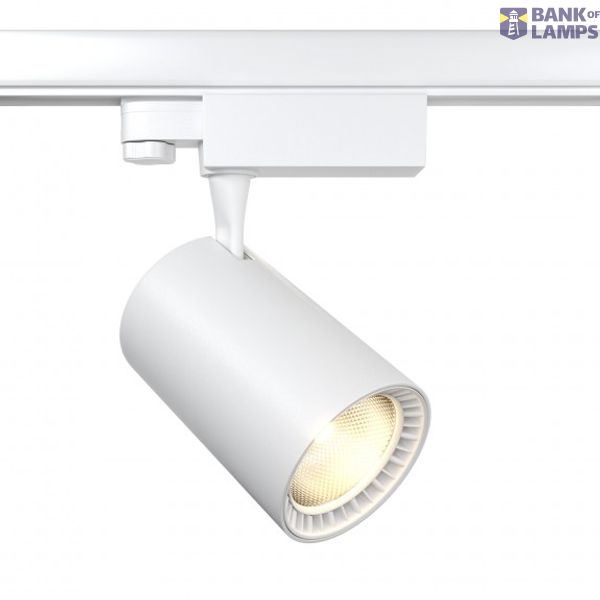 Three phase track system Trinity Vuoro Track Lighting White image 2
