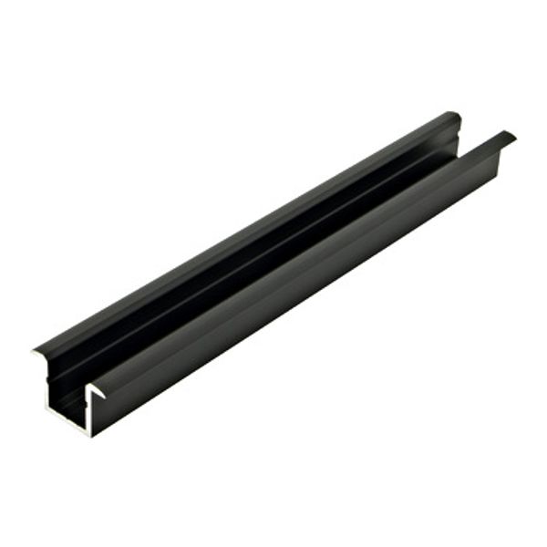 Aluminium profile KLI,  L-2000mm W-14mm H-14mm black image 1
