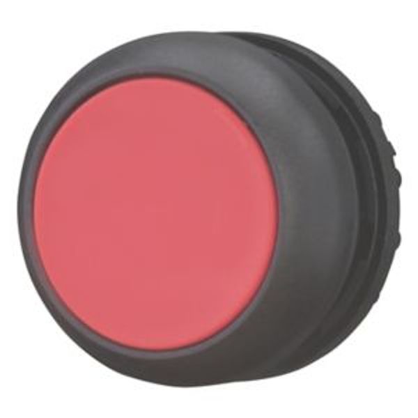 M22S-D-R Pushbutton, RMQ-Titan, Flat, momentary, red, Blank, Bezel: black image 2