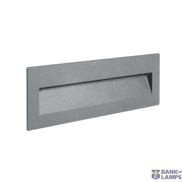 GREY WALL RECESSED 7W WW IP65 DARK LIGHT 100-240V image 1