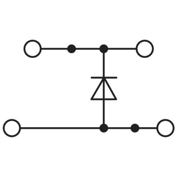 Diode terminal blocks STTB 2,5-DIO/U-O image 2