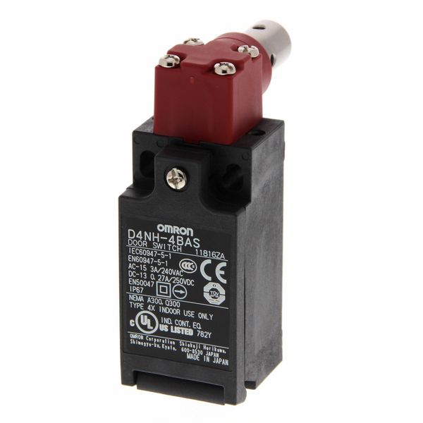Safety Limit switch, D4NH, M20 (1 conduit), 2NC/1NO (slow-action), sha D4NH0040F image 4