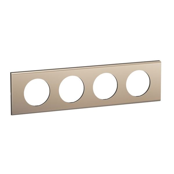 PLATE 4 GANG SATIN NICKEL image 2