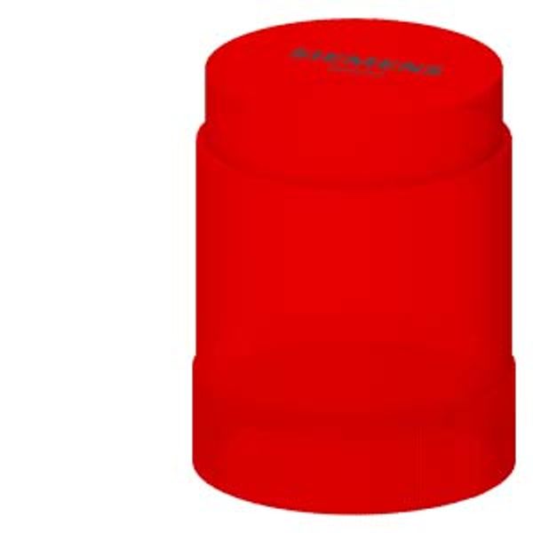 Continuous light element, with integrated LED, red, 115 V AC, diameter 50 mm image 1