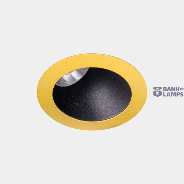 Downlight PLAY 6° 8.5W LED neutral-white 4000K CRI 90 57º Gold/Black IN IP20 / OUT IP54 443lm image 1