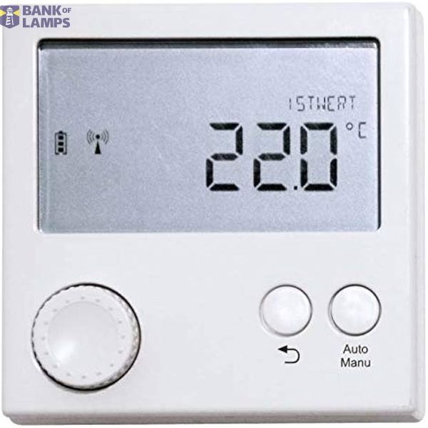 Wireless temperature controller with display, white image 1