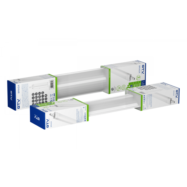 Hermetic LED luminaire BRAGA, 70 W, 7000 lm, 4000K, AC180-250V, IP65, main line, 150 cm image 2