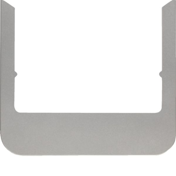Design frame for KNX Touch Control 3.5", round edges, stainless steel, mat image 1