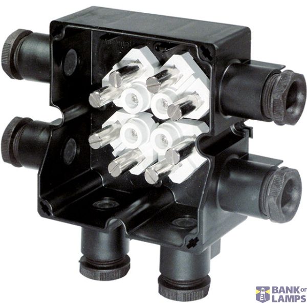 Ex-e Junction box for zone 1/21, Variant: GHG791 02, Terminalpoints: 6x 4mm² + PE, Cable entry: 6x M32 image 2