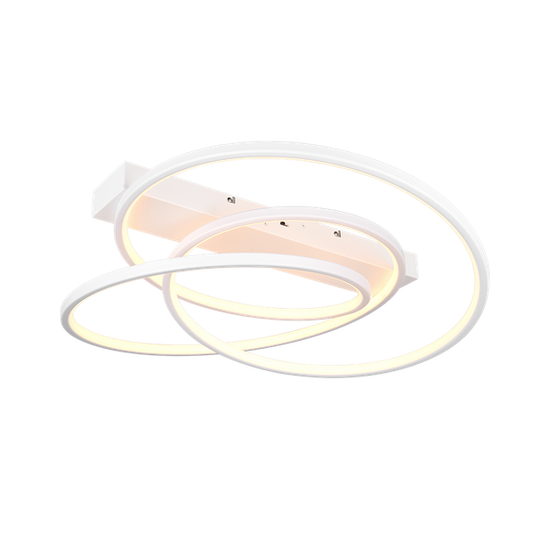 Darvin LED ceiling lamp matt white image 1