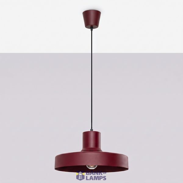 Pendant lamp BILO burgundy image 3