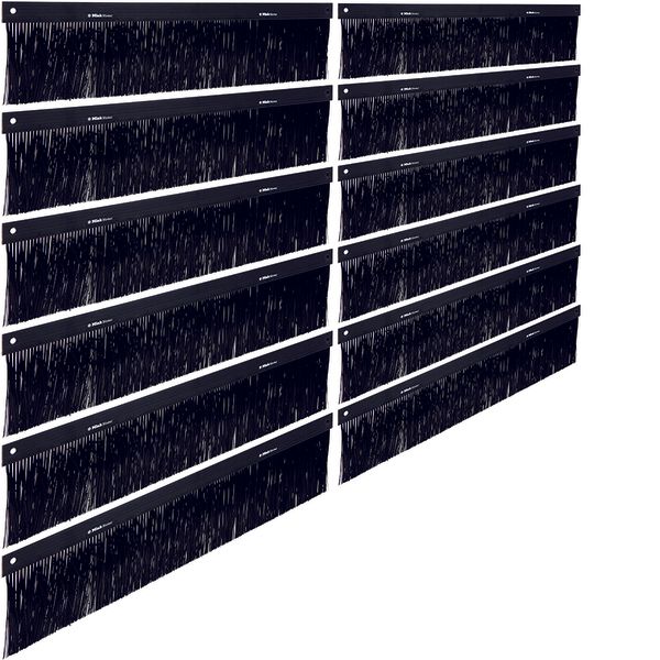 Floor plate with brush 1600x600mm (WxD) image 1