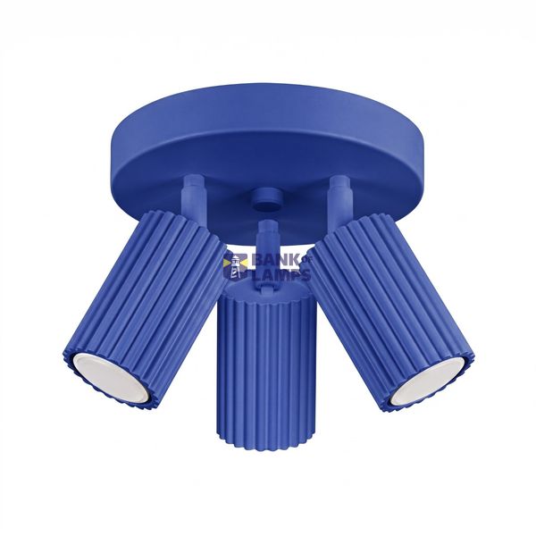 Ceiling lamp KARBON 3P ultramarine image 2