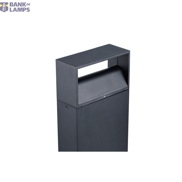SylPost Rectangular L IP65 780lm 830 BLK image 1