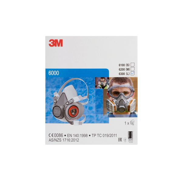 3M™ Reusable Half Mask Respirator, Large, 6300 image 18