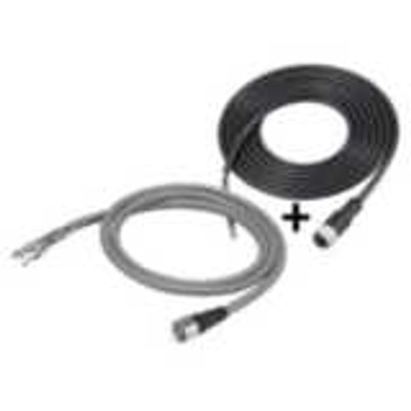 Single-ended cable 10 m for F3SG-4RA (2 covers per set, one for emitte image 3