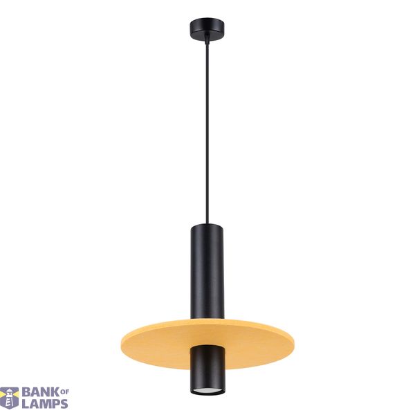 Pendant lamp PELTA 1 black/yellow image 10