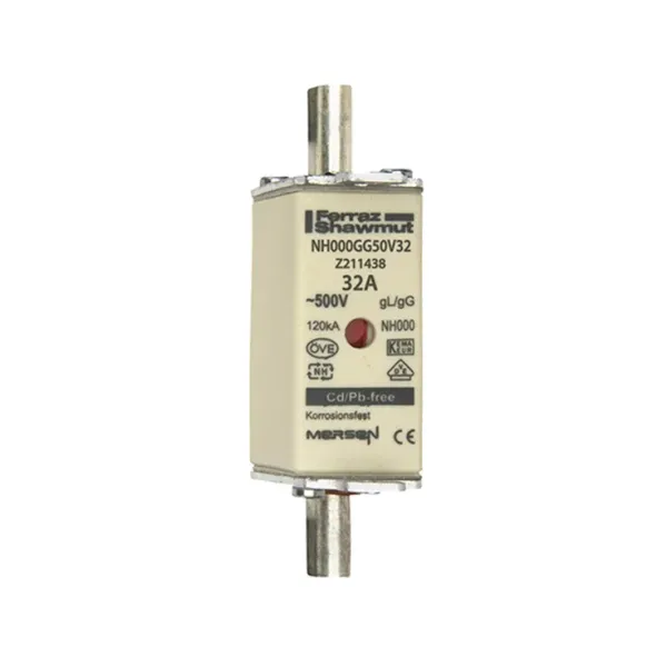 Fuse-link NH000 gG 500VAC 32A live tags Double indicator By 3 image 2