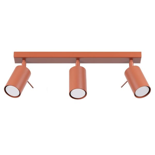 RING CEILING LAMP 3L RED OCHRE 3XGU10 image 1