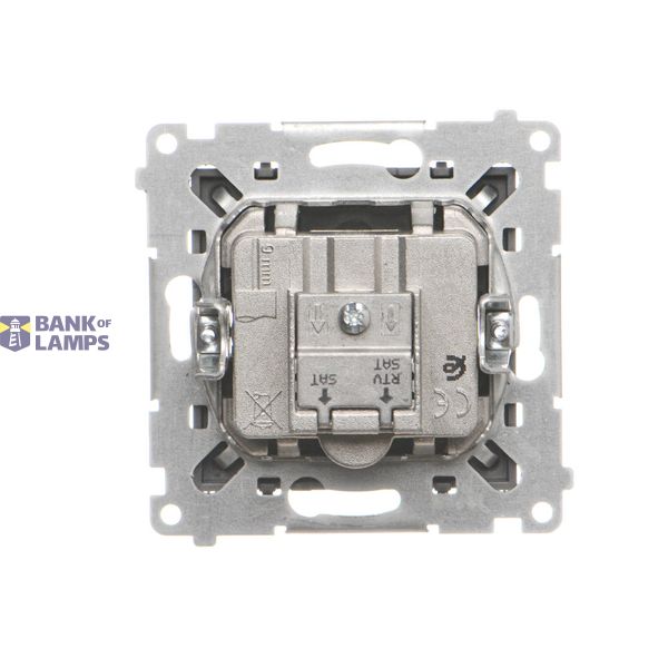 Quadruple frame for plasterboard boxes, antibacterial white image 1