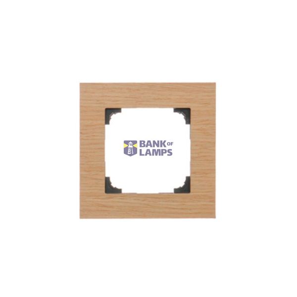 Single frame, wood, light oak image 1