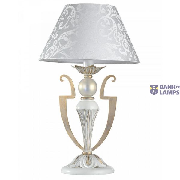 Elegant Monile Table Lamps White with Gold image 3