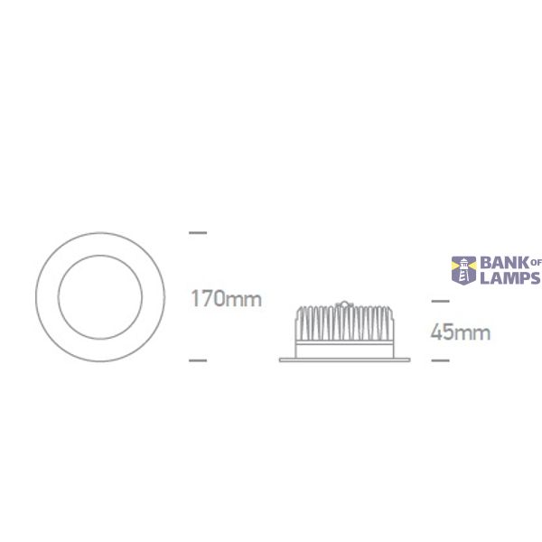 WHITE LED 18W IP54 CW 230V image 2