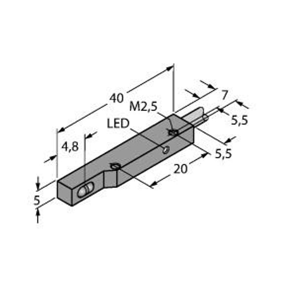 Photoelectric Sensor Convergent Mode Sensor   VSMQAP6CV20 image 1