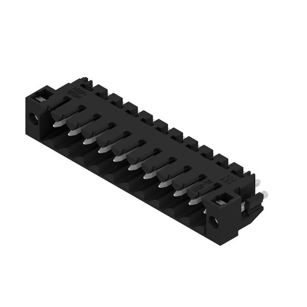 PCB plug-in connector, male header, Solder flange, THT/THR solder connection, 3.50 mm, Number of poles: 11, 180°, Solder pin length (l): 3.2 mm, tinned, black, Box image 2