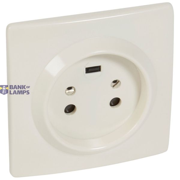 Socket Outlet Base’ 2P+T Screw Terminal With Safety Shutters 95×95mm image 2