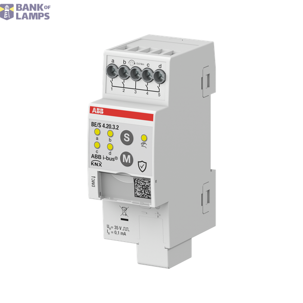 Binary Input, 4-fold, Contact Scanning  Manual Operation, MDRC image 3