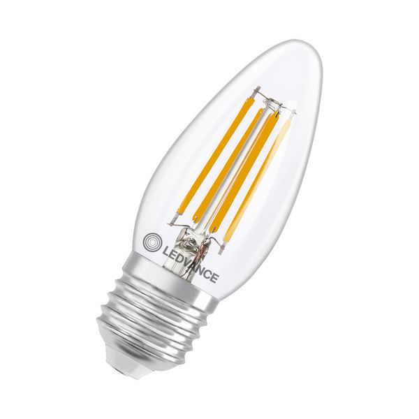 LED Classic B 40 Filament DIM P 3.4W 827 Clear E27 image 1