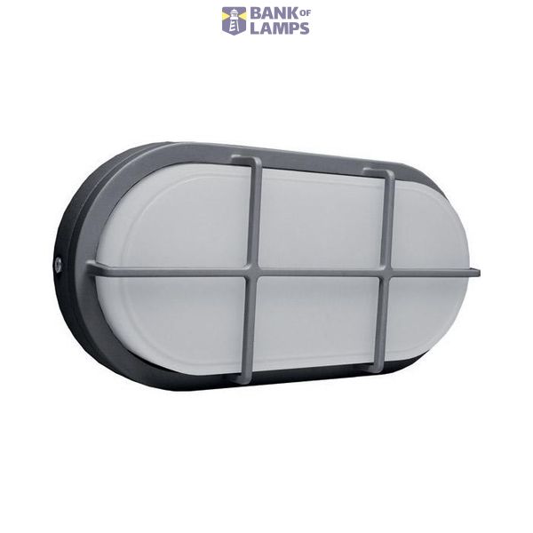 Schwabe LED Wandlamp 20W Ovaal Zwart IP65 image 1
