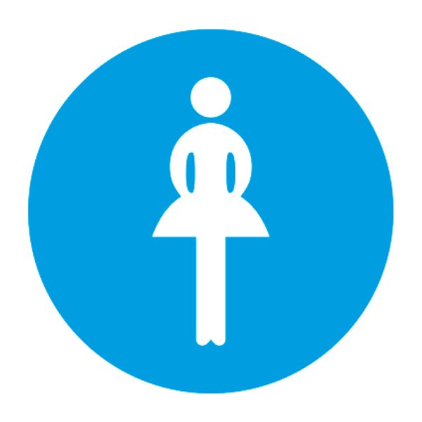 DROP 22 PICTOGRAM LADIES (WOMAN BLUE) image 1