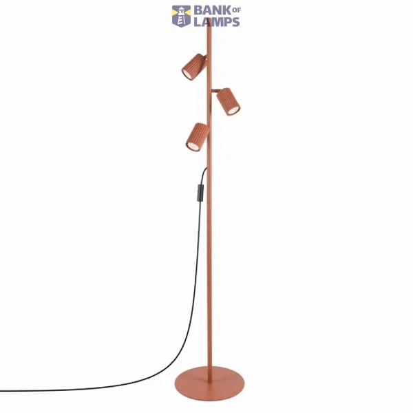 Floor lamp KARBON 3 red ochre image 1