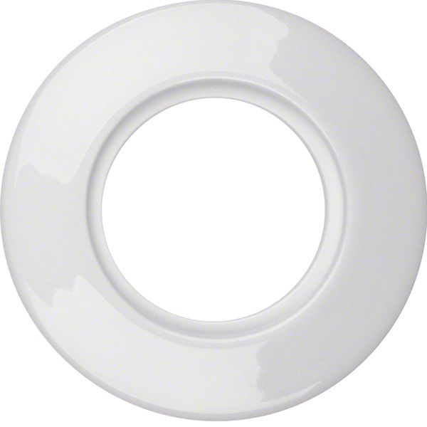 Frame 1gang, 1930 Porzellan, porcelain, p. white glossy image 1