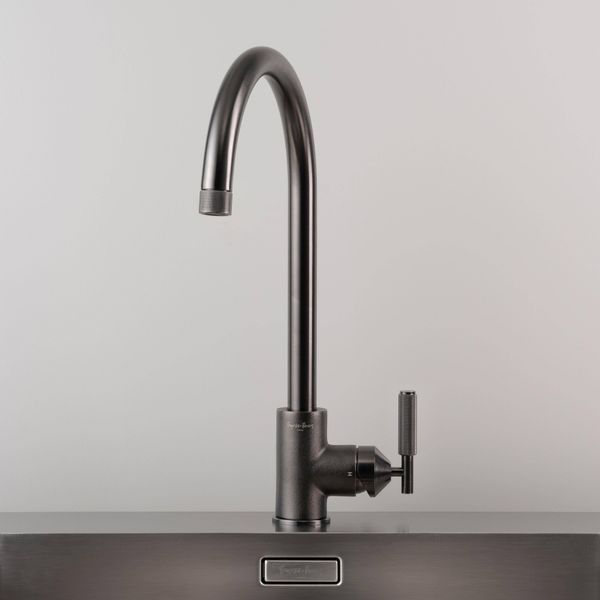 EU KITCHEN TAP / MIXER / CROSS / GUN METAL image 2